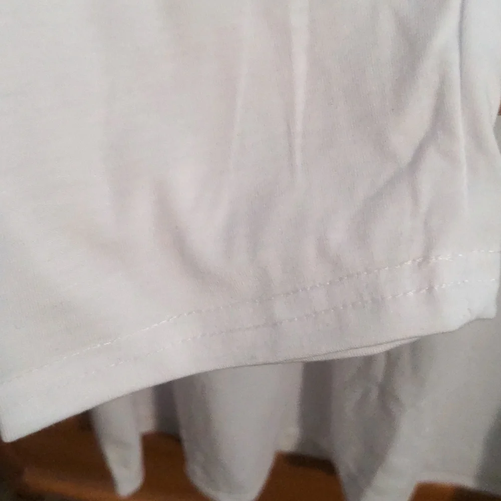Uni Clau Men's Big & Tall Long Sleeve White Pocket T-shirt. Size 3 X - Picture 5 of 6